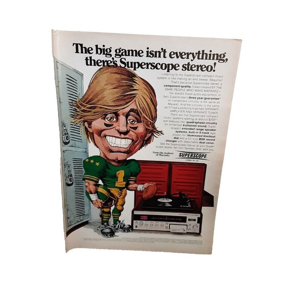 1974 Superscope Stereo System Marantz Print Ad vintage 70s - Picture 1 of 1